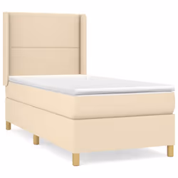 Giroletto a Molle con Materasso Crema 100x200 cm in Tessutocod mxl 74637 - Vista aggiuntiva 2
