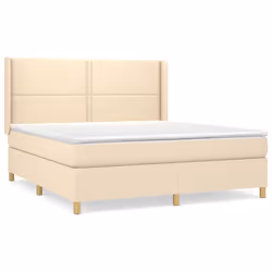 Giroletto a Molle con Materasso Crema 180x200 cm in Tessutocod mxl 122570 - Vista aggiuntiva 2