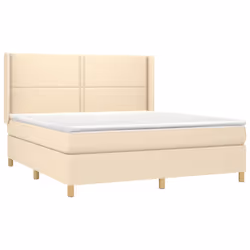 Giroletto a Molle con Materasso Crema 180x200 cm in Tessutocod mxl 122570 - Vista aggiuntiva 3
