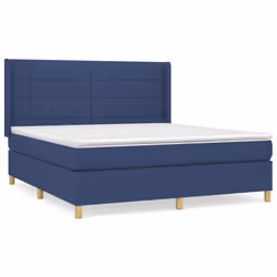 Giroletto a Molle con Materasso Blu 180x200 cm in Tessutocod mxl 74653 - Vista aggiuntiva 2