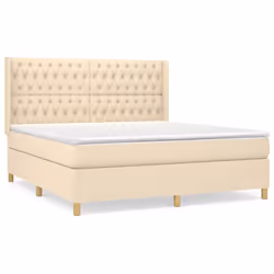 Giroletto a Molle con Materasso Crema 180x200 cm in Tessutocod mxl 74676 - Vista aggiuntiva 2