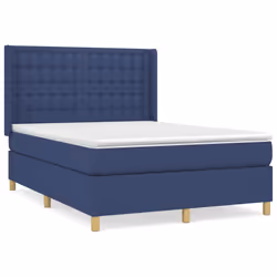Giroletto a Molle con Materasso Blu 140x190 cm in Tessutocod mxl 74687 - Vista aggiuntiva 2