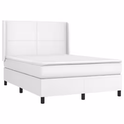 Giroletto a Molle con Materasso Bianco 140x190 cm in Similpellecod mxl 122615 - Vista aggiuntiva 3