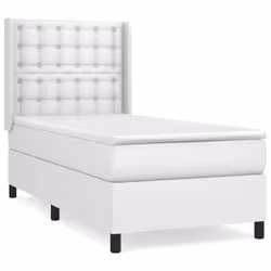 Giroletto a Molle con Materasso Bianco 80x200 cm in Similpellecod mxl 122619 - Vista aggiuntiva 2