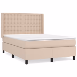 Giroletto a Molle con Materasso Cappuccino 140x190cm Similpellecod mxl 122624 - Vista aggiuntiva 2