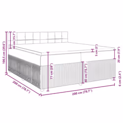 VidaXL 3132586 letto - Vista aggiuntiva 4