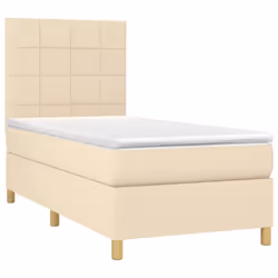 Letto a Molle con Materasso e LED Crema 80x200 cm in Tessutocod mxl 99009 - Vista aggiuntiva 3