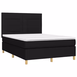 Letto a Molle con Materasso e LED Nero 140x190 cm in Tessutocod mxl 99001 - Vista aggiuntiva 3