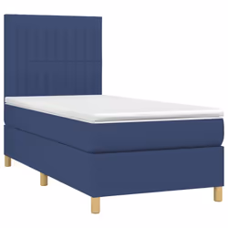Letto a Molle con Materasso e LED Blu 80x200 cm in Tessutocod mxl 99598 - Vista aggiuntiva 3