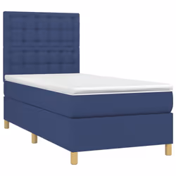 Letto a Molle con Materasso e LED Blu 80x200 cm in Tessutocod mxl 75058 - Vista aggiuntiva 3