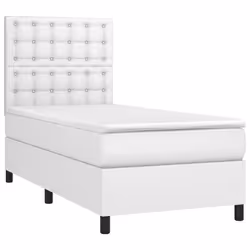 Giroletto Molle con Materasso e LED Bianco 90x190 cm Similpellecod mxl 75070 - Vista aggiuntiva 3