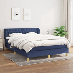 Giroletto a Molle con Materasso Blu 140x190 cm in Tessutocod mxl 98081