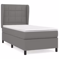 Giroletto a Molle con Materasso Grigio Scuro 90x190 cm Tessutocod mxl 74157 - Vista aggiuntiva 2