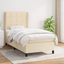 Giroletto a Molle con Materasso Crema 100x200 cm in Tessutocod mxl 98165