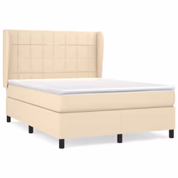 Giroletto a Molle con Materasso Crema 140x19 cm in Tessutocod mxl 127334 - Vista aggiuntiva 2