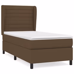 Giroletto a Molle con Materasso Marrone Scuro 100x200cm Tessutocod mxl 122085 - Vista aggiuntiva 2
