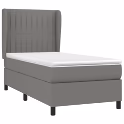 Giroletto a Molle con Materasso Grigio Scuro 100x200 cm Tessutocod mxl 122091 - Vista aggiuntiva 3