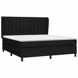 Giroletto a Molle con Materasso Nero 180x200 cm in Tessutocod mxl 122106 - Vista aggiuntiva 3