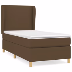 Giroletto a Molle con Materasso Marrone Scuro 100x200cm Tessutocod mxl 110495 - Vista aggiuntiva 2