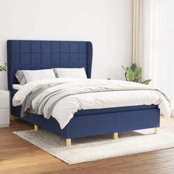 Giroletto a Molle con Materasso Blu 140x190 cm in Tessutocod mxl 122131