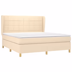 Giroletto a Molle con Materasso Crema 160x200 cm in Tessutocod mxl 74215 - Vista aggiuntiva 3