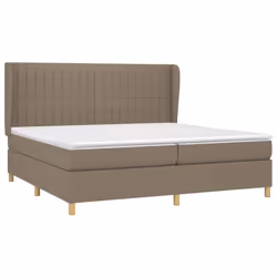 Giroletto a Molle con Materasso Tortora 200x200 cm in Tessutocod mxl 74231 - Vista aggiuntiva 3