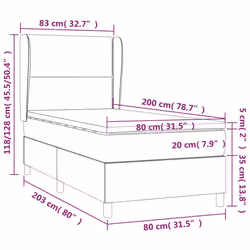 VidaXL 3128777 base letto a doghe - Vista aggiuntiva 6