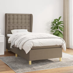 Giroletto a Molle con Materasso Tortora 90x190 cm in Tessutocod mxl 98253