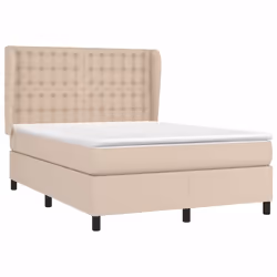 Giroletto a Molle con Materasso Cappuccino 140x190cm Similpellecod mxl 74265 - Vista aggiuntiva 3
