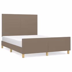 Giroletto con Testiera Tortora 140x190 cm in Tessutocod mxl 121822 - Vista aggiuntiva 2