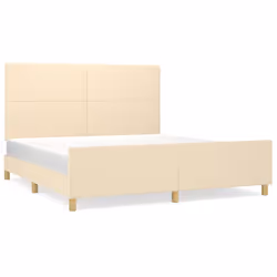 Giroletto con Testiera Crema 180x200 cm in Tessutocod mxl 121820 - Vista aggiuntiva 2