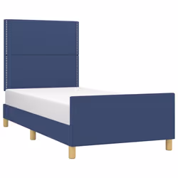 Giroletto con Testiera Blu 100x200 cm in Tessutocod mxl 97934 - Vista aggiuntiva 3