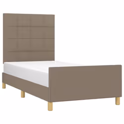 Giroletto con Testiera Tortora 80x200 cm in Tessutocod mxl 73915 - Vista aggiuntiva 3