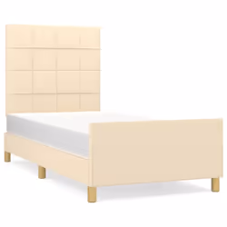 Giroletto con Testiera Crema 90x190 cm in Tessutocod mxl 121829 - Vista aggiuntiva 2