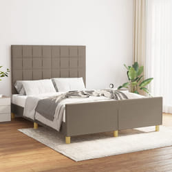 Giroletto con Testiera Tortora 140x190 cm in Tessutocod mxl 73920