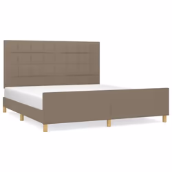 Giroletto con Testiera Grigio Tortora 160x200 cm in Tessutocod mxl 121832 - Vista aggiuntiva 2