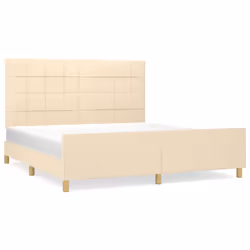 Giroletto con Testiera Crema 180x200 cm in Tessutocod mxl 97942 - Vista aggiuntiva 2