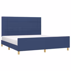 Giroletto con Testiera Blu 180x200 cm in Tessutocod mxl 73921 - Vista aggiuntiva 3