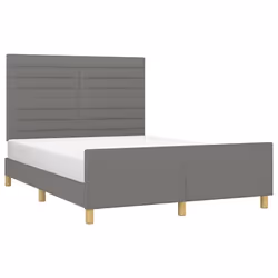 Giroletto con Testiera Grigio Scuro 140x190 cm in Tessutocod mxl 121834 - Vista aggiuntiva 3