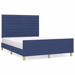 Giroletto con Testiera Blu 140x200 cm in Tessutocod mxl 121837 - Vista aggiuntiva 2