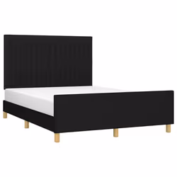Giroletto con Testiera Nero 140x190 cm in Tessutocod mxl 97953 - Vista aggiuntiva 3