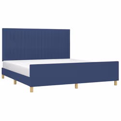 vidaXL Giroletto senza Materasso Blu 160x200 cm in Tessuto - Vista aggiuntiva 3