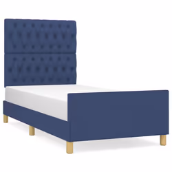 Giroletto con Testiera Blu 100x200 cm in Tessutocod mxl 121846 - Vista aggiuntiva 2