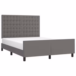 Giroletto con Testiera Crema 140x190 cm in Similpellecod mxl 121862 - Vista aggiuntiva 3
