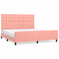 Giroletto con Testiera Rosa 180x200 cm in Vellutocod mxl 98003 - Vista aggiuntiva 2