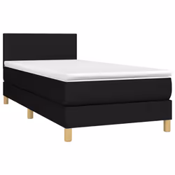 Giroletto a Molle con Materasso Nero 90x190 cm in Tessutocod mxl 75527 - Vista aggiuntiva 3