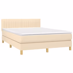 Giroletto a Molle con Materasso Crema 140x19 cm in Tessutocod mxl 99567 - Vista aggiuntiva 3