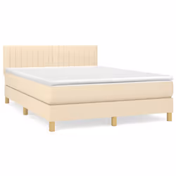 Giroletto a Molle con Materasso Crema 140x200 cm in Tessutocod mxl 75595 - Vista aggiuntiva 2