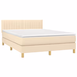 Giroletto a Molle con Materasso Crema 140x200 cm in Tessutocod mxl 75595 - Vista aggiuntiva 3