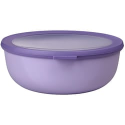 Multi Bowl Cirqula Round - Contenitori Plastica con Coperchio - Adatto come contenitore ermetico per Frigo, microonde, Congelatore e piatti da